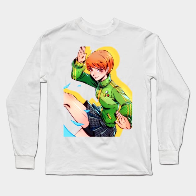 Chie Long Sleeve T-Shirt by alinalal